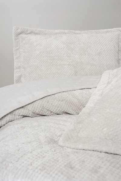 Cotton Box Softnest Single Bedspread Boleta Stone