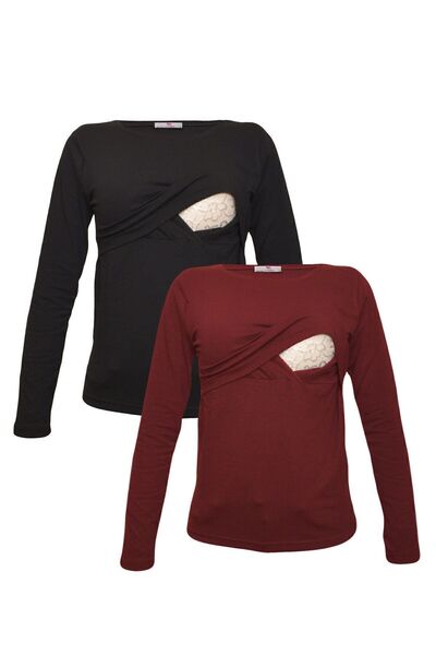 Luvmabelly Myra2701_2703 Emzirme Tshirt Seti