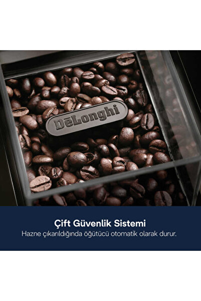 DELONGHİ مطحنة قهوة De'Longhi بشفرة من الفولاذ المقاوم للصدأ