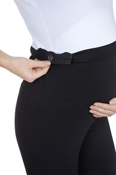 Luvmabelly Myra8028_8028 Elastic Waist Maternity Shorts Set