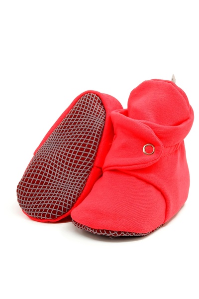 Ella Bonna Organic Cotton Baby Booties, Anti-Slip Sole, Cotton Newborn Slippers Home Nursery Shoes