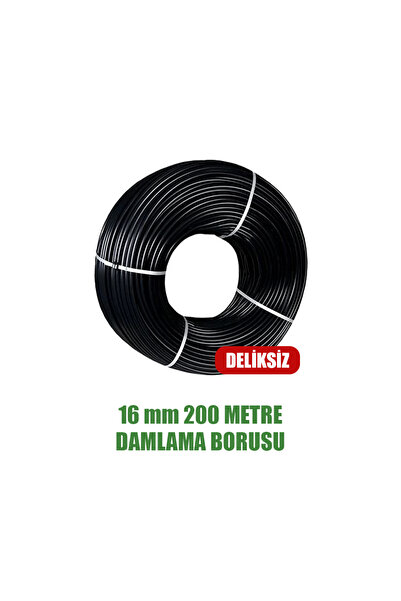 SeraTrend 16 MM DAMLAMA BORUSU 200 METRE DELİKSİZ DAMLA SULAMA HORTUMU SULAMA...