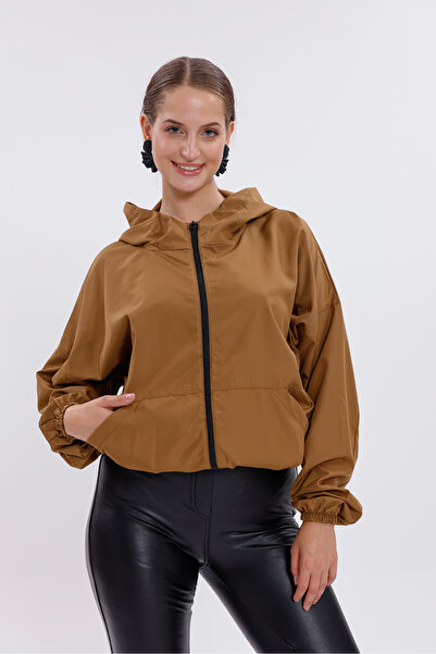 Montland Γυναικείο αδιάβροχο με κουκούλα και αδιάβροχο μεγάλου μεγέθους με τσέπες