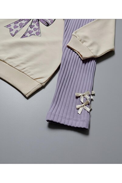 Beray Bebe Pamuklu Mevsimlik Fiyonk Baskılı Taytlı Takım