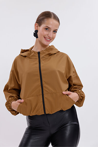 Montland Γυναικείο αδιάβροχο με κουκούλα και αδιάβροχο μεγάλου μεγέθους με τσέπες