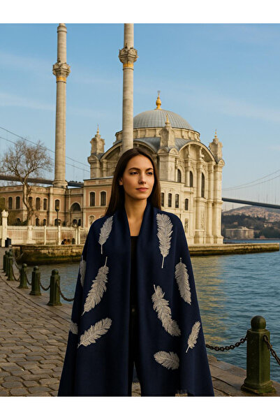 fiore fashion Şal pentru femei Cashmere 15% Silk Stone - Crystal Leaf Cashmere