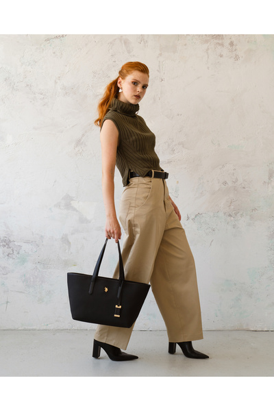 U.S. Polo Assn. Fekete női válltáska Us25655 Online Exkluzív