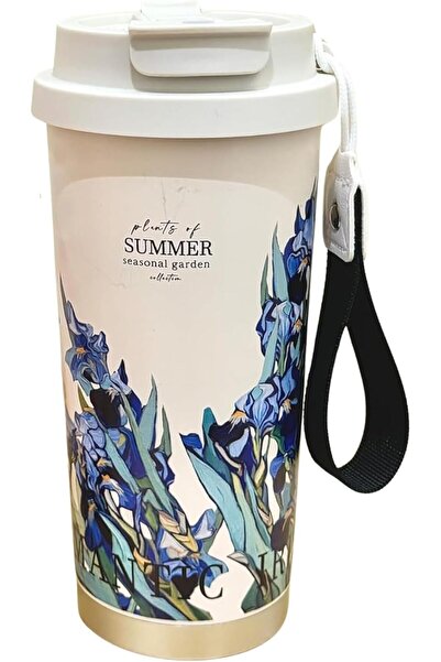 Twisoo Premium Stainless Steel Flower Tumbler Coffee Mug Vacuum Insulated Foo...