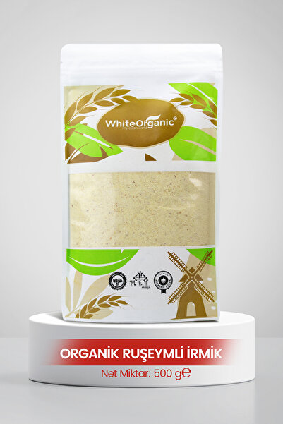 White Organic Organik Ruşeymli İrmik 500 Gr Ekonomik Paket
