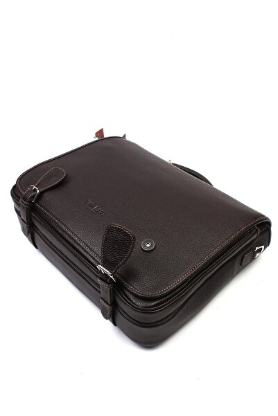 Aka Deri Genuine Leather Brown Briefcase 269 4
