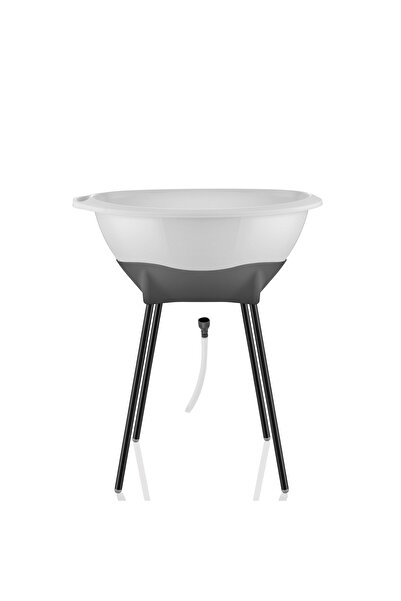 Babyjem Yeni Nesil Elegant Su Tahliyeli Giderli Ayaklı Bebek Küveti Kum Beji