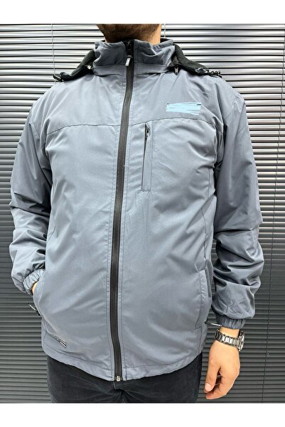 Genel Markalar Erkek mevsimlik İçi Polarlı Rüzgar Geçirmez Yağmurluk Mont KALIPLAR DAR BİR BEDEN BÜYÜK ALINIZ