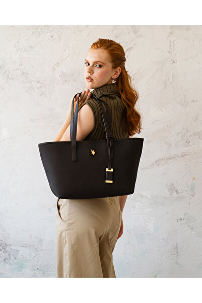 U.S. Polo Assn. Sıyah Kadın Omuz Çantası Us25655 Online Exclusive