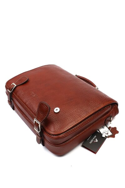 Aka Deri حقيبة جلدية أصلية تان 269 63