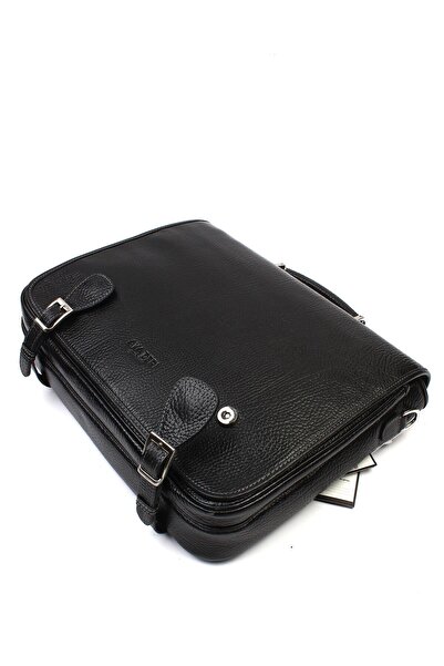 Aka Deri Genuine Leather Black Briefcase 269 60