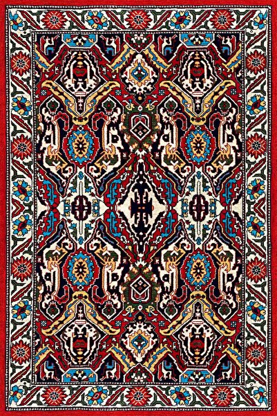 kilim home Χαλί Mars με θέμα το κόκκινο τιρκουάζ, με παραδοσιακά μοτίβα, χαλί...