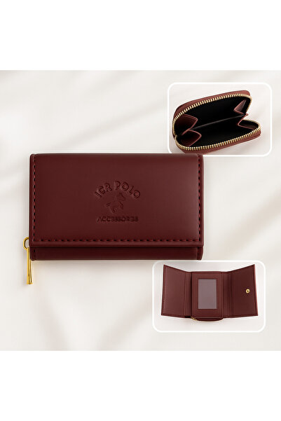 ZERAMİNE Zippered Women's Wallet – Multi-Compartment Mini Card Holder and Coin Purse