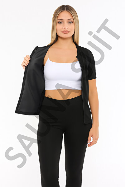 SAUNA SUIT Slimming Slimming Fat Burning Original Thermal Sweating Tights and Zippered Set