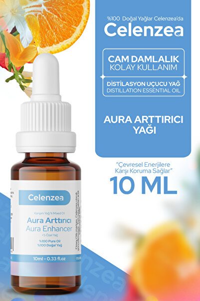 Flowy Oils Aura Arttırıcı Doğal Özel Bakım Yağı %100 Saf Karışım Aura Enhancer Mixed Oil 10ml
