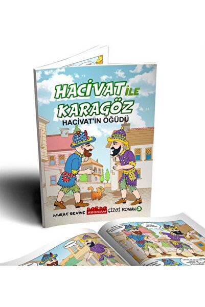Bordo Ressam Hacivat ile Karagöz / Hacivat'ın Öğüdü Çizgi Roman (1. ve 2. Sın...