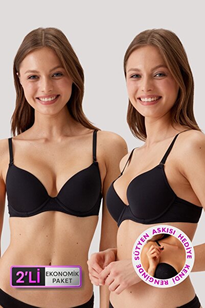 Pierre Cardin 2'li Ekonomik Paket Siyah 6404 Paris Desteksiz Pamuklu Tak Çıka...