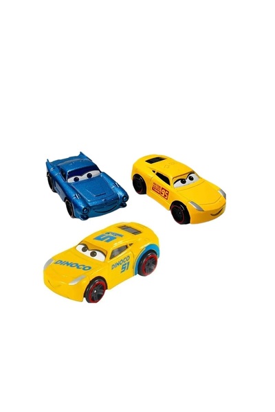 Pasifik Cars Şimşek Mcqueen 3'lü Metal Araba