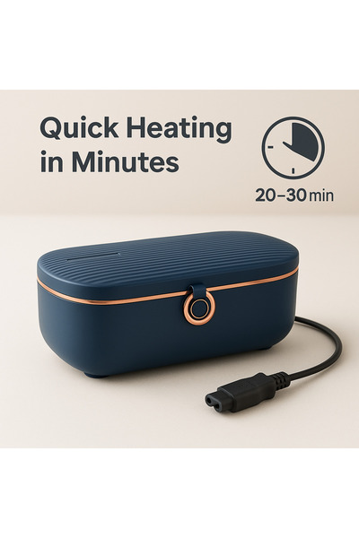 Generic Electric Lunch Box, Premium Quality Electric Insulated Lunch Box Food Warmer capacity 900ml