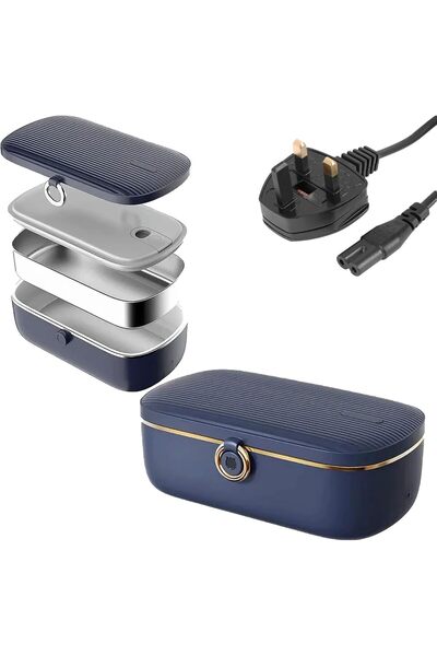 Generic Electric Lunch Box, Premium Quality Electric Insulated Lunch Box Food Warmer capacity 900ml