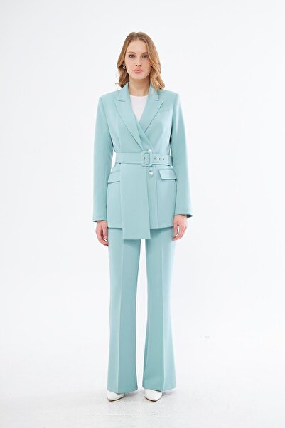 LOVELF Yaka Detaylı İspanyol Paça Takım