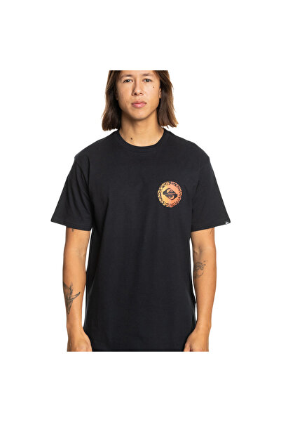 Quiksilver Long Fade Erkek Siyah Tişört ERKEK T-SHIRT EQYZT07670