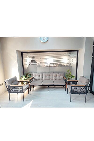 adımshops İnci Balkon-bahçe-kafe Çay Seti Koltuk Oturma Takımı-oturma Grubu Çstakımlazer