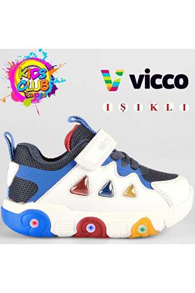 Vicco Phonex Işıklı Ortopedik Çocuk Spor Ayakkabı LACİVERT