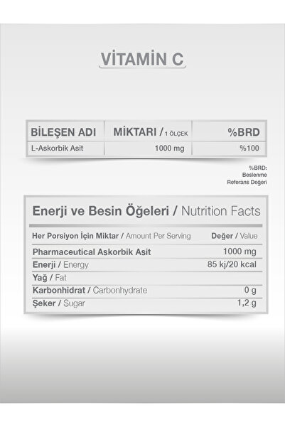 goodday Vitamin C 400gr Toz Formül