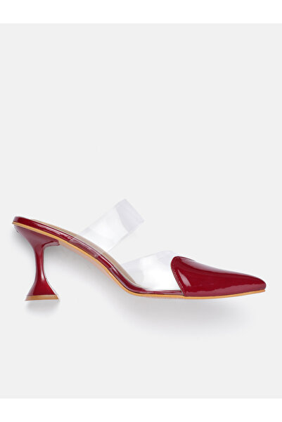 ZORIWORLD Amor Cherry Red Heart Heels for Women - High Heels, 3 Inch Block Heel