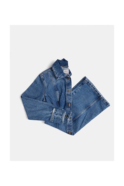 Guess Γυναικείο Μπλε Φόρεμα W5BK48D5M48-GJLV