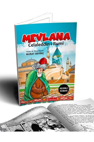 Bordo Ressam Mevlana Celaleddin-i Rumi (رواية مصورة)