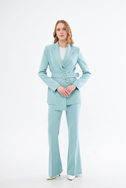 LOVELF Yaka Detaylı İspanyol Paça Takım