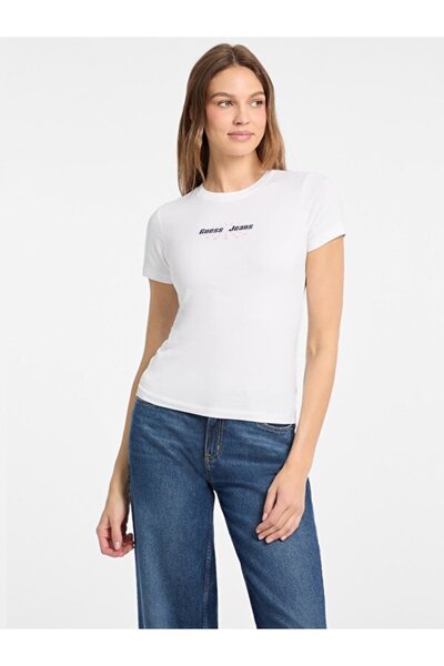 Guess Jeans Kadın Slim Fit T-Shirt
