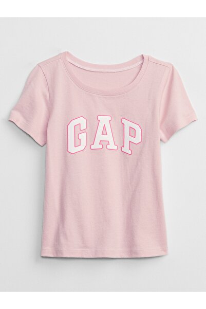 GAP Kız Bebek Pembe Logo T-Shirt