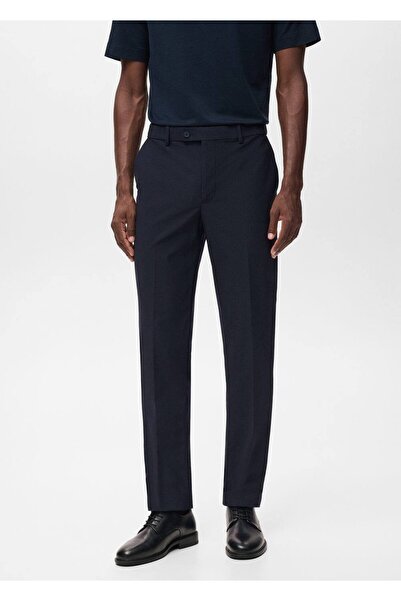 MANGO Man Zurich slim fit Thermolite® kumaş pantolon