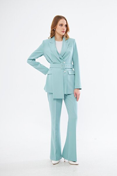 LOVELF Yaka Detaylı İspanyol Paça Takım