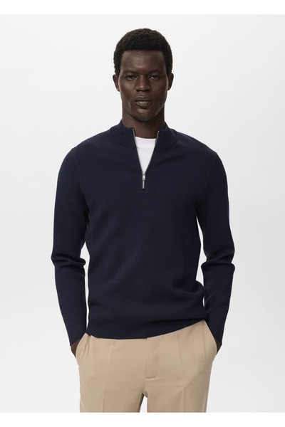 MANGO Man Perkins yaka triko kazak