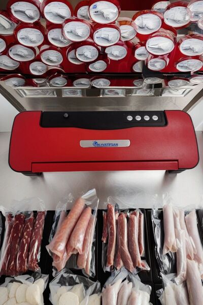 İNOVATİFSAN Ev Tipi Vakum Makinesi Kavanoz Vakum Haznesi Uyumlu Makinesi