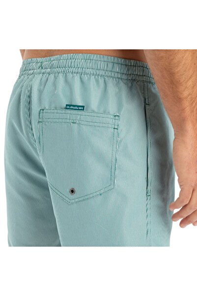 Quiksilver Καθημερινό Deluxe Volley 15 Ανδρικό Πράσινο Volley Short ΑΝΔΡΙΚΟ VOLLEY SHORT