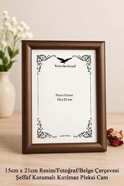 Raven Art Studio Pergamon 15cm x 21cm Resim Fotoğraf Belge Poster Evrak Çerçe...