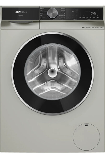 Siemens WG52K2ZXTR iQ500 Çamaşır Makinesi 10 kg 1200 dev./dak., Gümüş