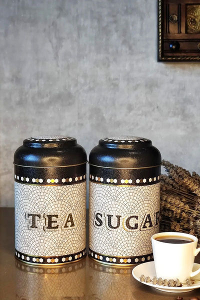 KHAKMA Mosaic Metal Multi-Purpose Special Textured Decorative Storage Boxes Mosaicort2pcs New Year