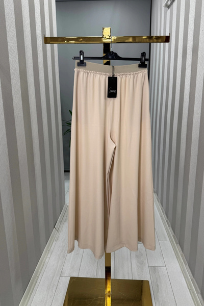 Sentez Παντελόνι με φαρδύ πόδι Logos Stone 5561