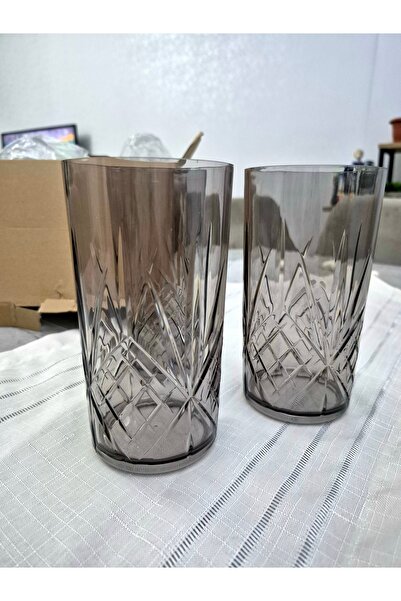 Avantaj Kapıda Set of 6 Acrylic Water Soft Drink Ayran Cups (Not Glass) – | Unbreakable | Home and Business Gift Suitable