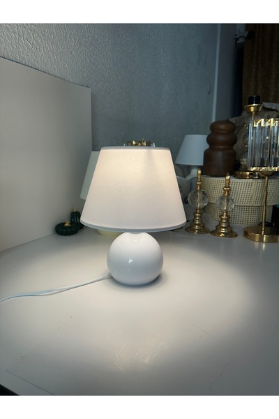 EvLight Lavinya White Fabric Metal Lampshade